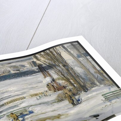 A Morning Snow--Hudson River, 1910 by George Wesley Bellows