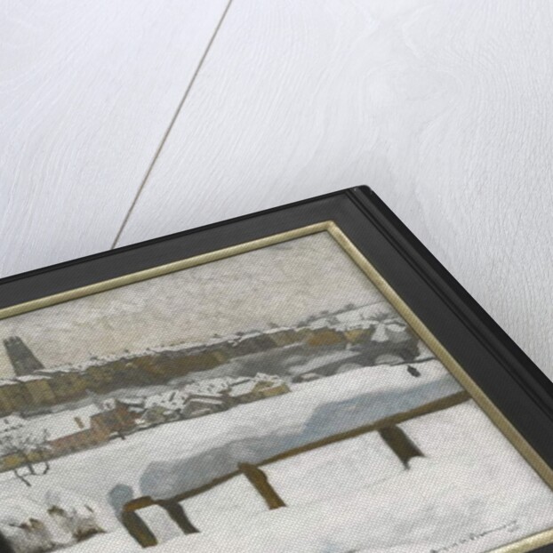 Freiburg in the Snow, c.1920 by Hugues de Beaumont