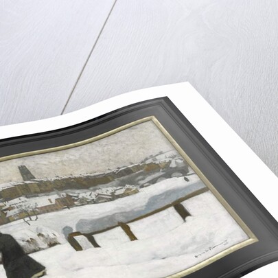 Freiburg in the Snow, c.1920 by Hugues de Beaumont