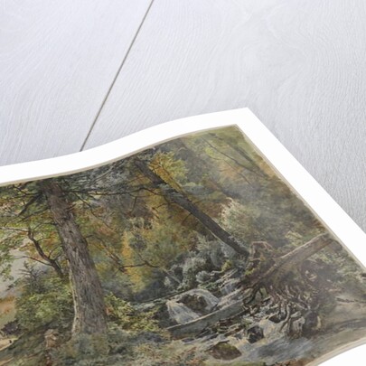 Landscape with Stream and Road, Chester County, c.1886 by William Trost Richards