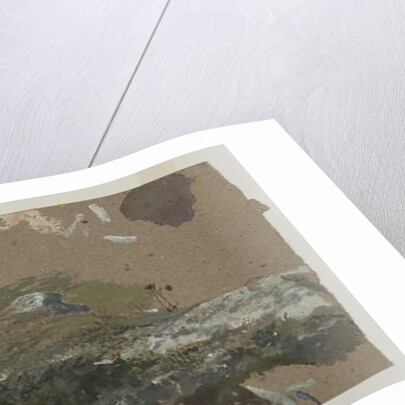 Study of Rocks, 1870s-1880s by William Trost Richards