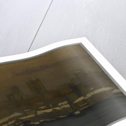 River Front, New York in Winter, c.1912 by Hamilton Easter Field