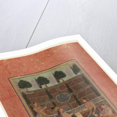 Ladies on a terrace, Mughal Style, c.1700-10 by Indian School