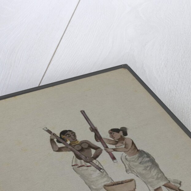 One of a set of nine images showing Indians in different professions by Indian School