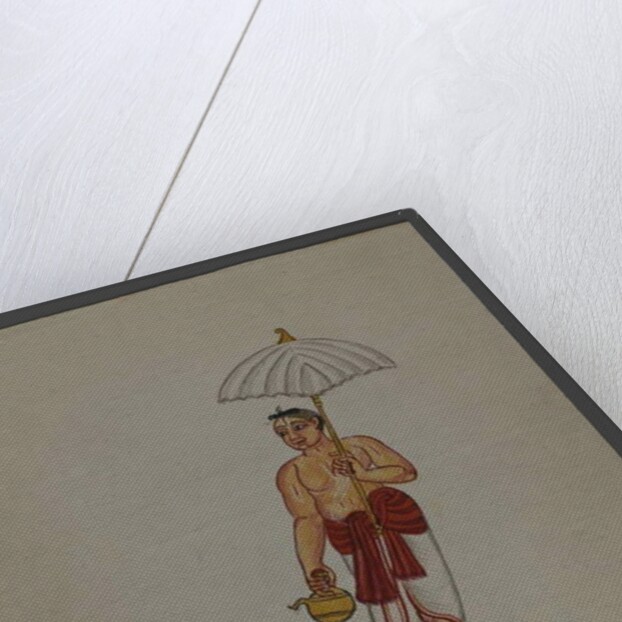 One of a set of nine images showing Indians in different professions by Indian School