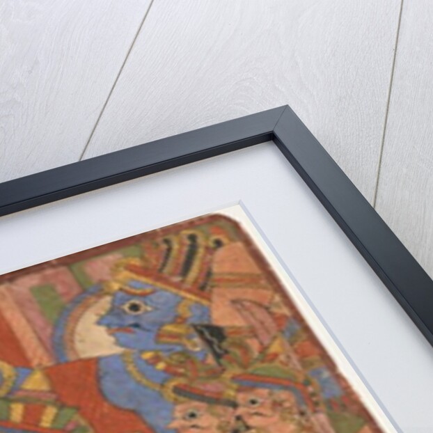 Krishna counsels the Pandava leaders, c.1830-50 by Indian School