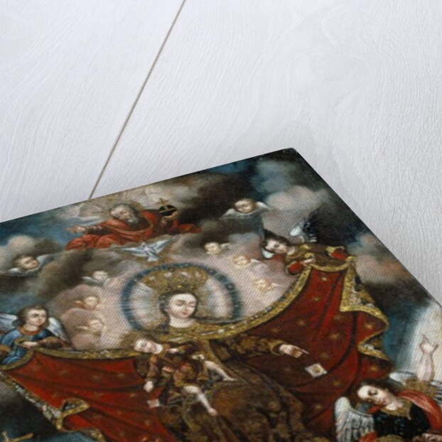 The Virgin of Carmel Saving Souls in Purgatory by Diego Quispe (circle of) Tito