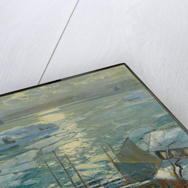 The Old Ships Draw to Home Again, 1920 by Jonas Lie