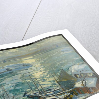 The Old Ships Draw to Home Again, 1920 by Jonas Lie