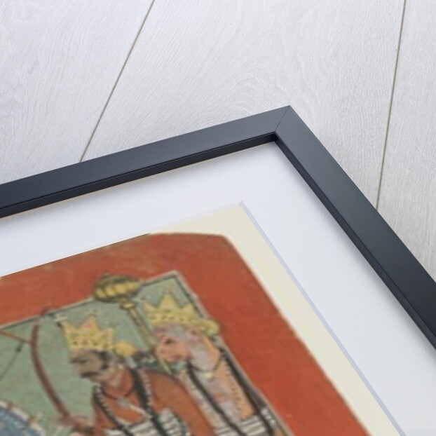 Ravana challenges Rama's army, c.1750 by Indian School