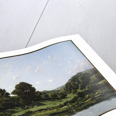 A Meadow in the Bourbonnais, Morning, 1876 by Henri-Joseph Harpignies