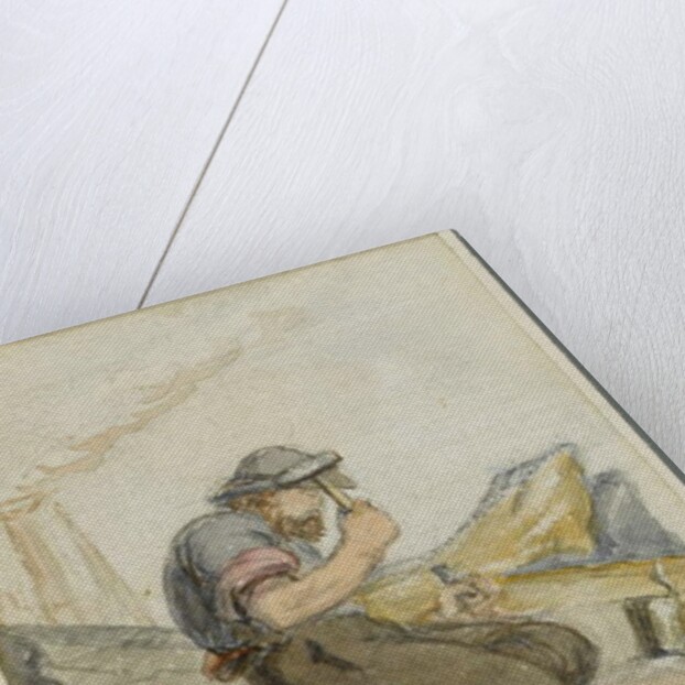 Stone Worker, 1864 by Karl L.H. Mueller