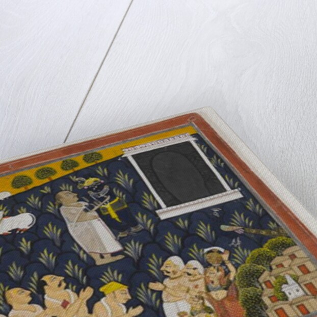 Worship of Krishna, c.1800 by Indian School