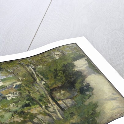 The Climb, Rue de la Cote-du-Jalet, Pontoise, 1875 by Camille Pissarro