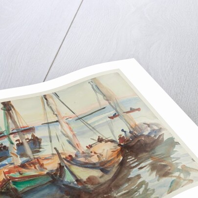 Portuguese Boats, c.1902-03 by John Singer Sargent