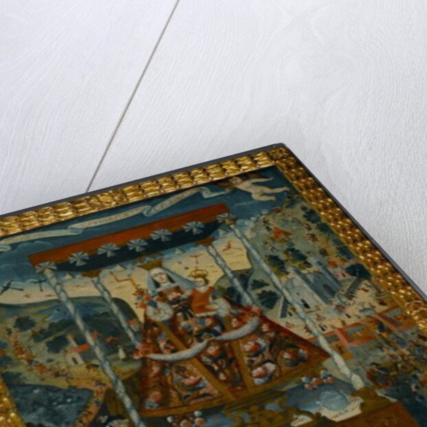 Our Lady of Cocharcas Under the Baldachin, Cuzco, 1765 by School Peruvian