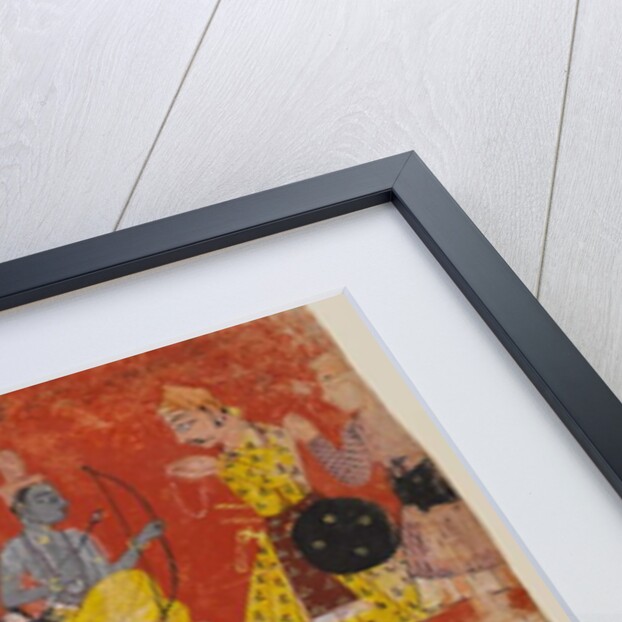 Rama and Lakshmana receive envoys, page from a dispersed Ramayana series, c.1634 by Indian School