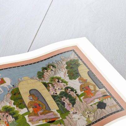 Arjuna's Penance, scene from a Mahabharata series, c.1825-40 by Indian School