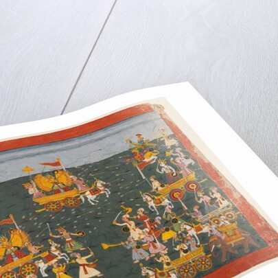 Folio from a Bhagavata Purana series, c.1800 by School Nepalese