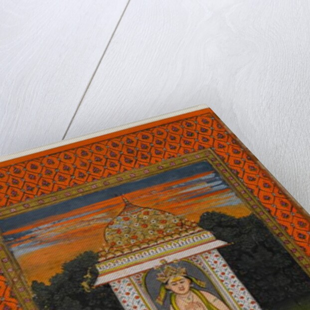 Miniature of an enshrined deity, first half of the 18th century by Indian School