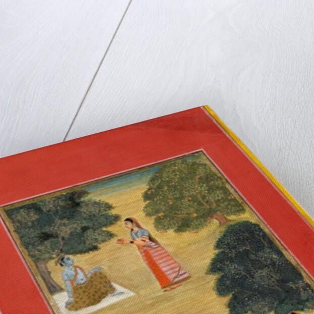 Krishna and Radha, 1684 by Ruknudin of Bikaner