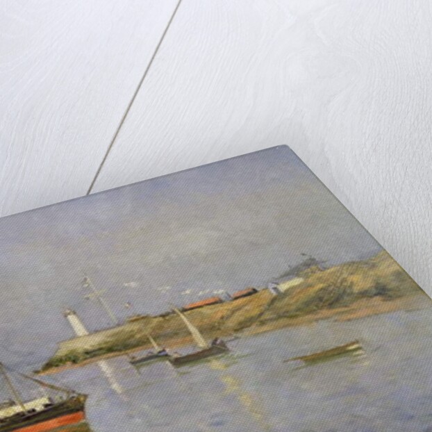 The Harbour at Honfleur, 1886 by Frank Myers Boggs