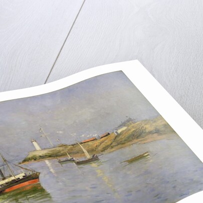 The Harbour at Honfleur, 1886 by Frank Myers Boggs