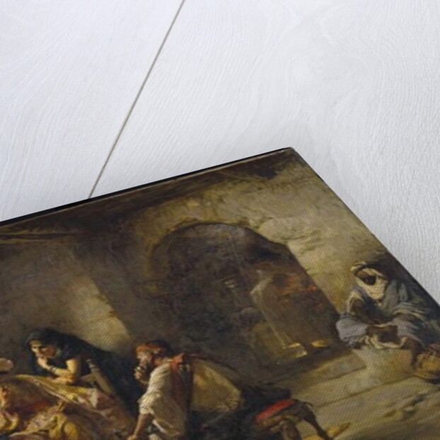 An Interesting Game, 1881 by Frederick Arthur Bridgman