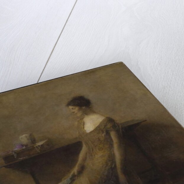 Lady in Gold, c.1912 by Thomas Wilmer Dewing