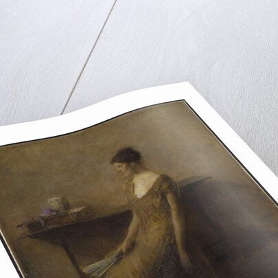 Lady in Gold, c.1912 by Thomas Wilmer Dewing