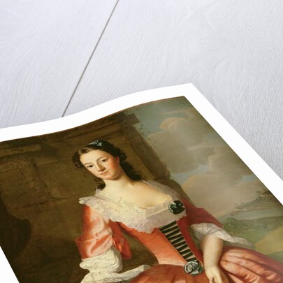 Portrait of a Mrs John Vinal 1748 by Robert Feke