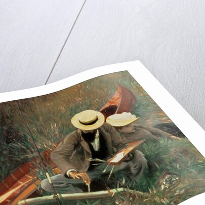 Paul Helleu Sketching his Wife, 1889 by John Singer Sargent