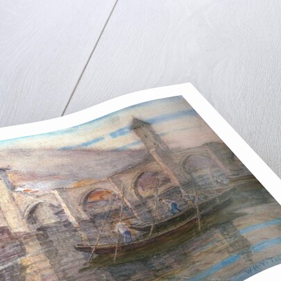 Pont Valentre, Cahors by William Holt Yates Titcomb