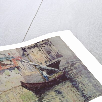 A Side Canal, Venice by William Holt Yates Titcomb