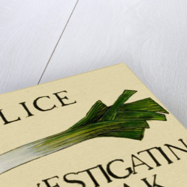 The police are investigating the leak by Sarah Thompson-Engels