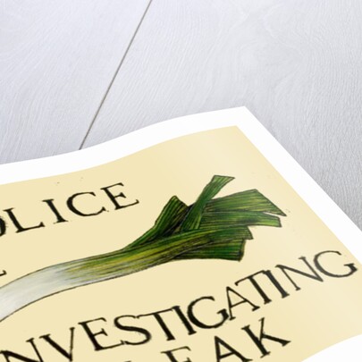 The police are investigating the leak by Sarah Thompson-Engels