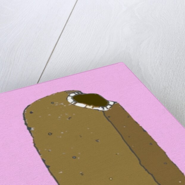 Choc lolly, 2007 (oil sticks and ink on paper by Sarah Thompson-Engels