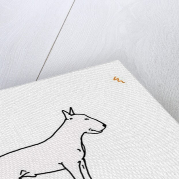Bull terrier, 2018 by Sarah Thompson-Engels