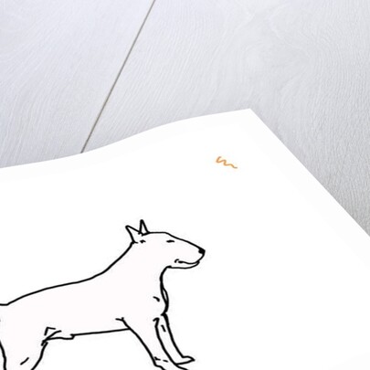 Bull terrier, 2018 by Sarah Thompson-Engels