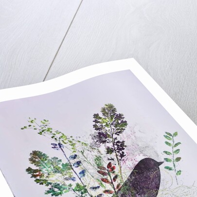 Birdy with leaves by Sarah Thompson-Engels