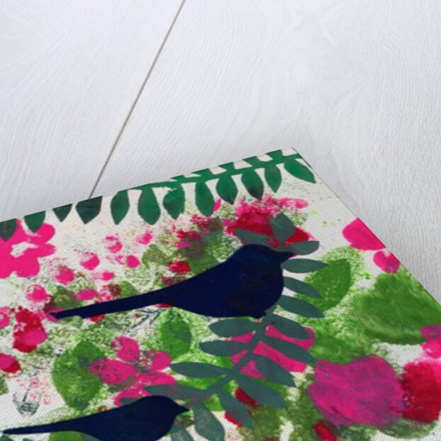 Three blackbirds, 2018 by Sarah Thompson-Engels