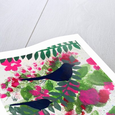 Three blackbirds, 2018 by Sarah Thompson-Engels