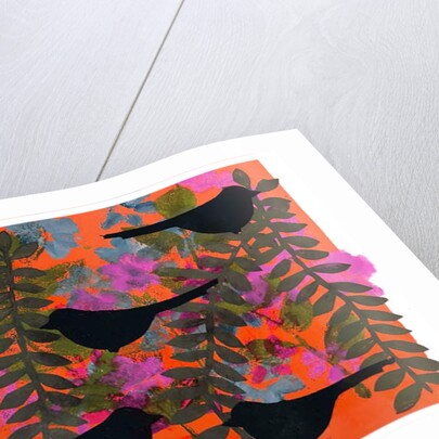 Four blackbirds by Sarah Thompson-Engels