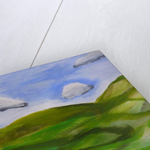 Green hills, 2019 by Sarah Thompson-Engels