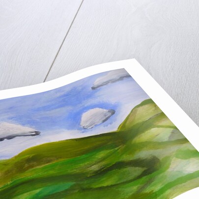 Green hills, 2019 by Sarah Thompson-Engels