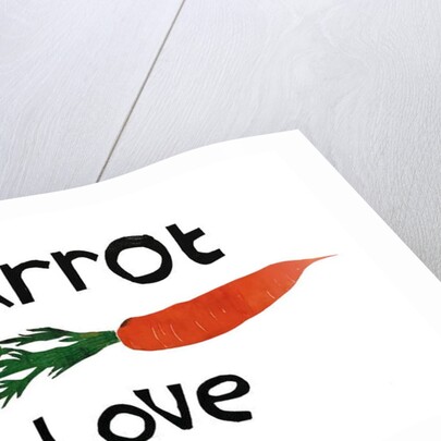 Carrot love, 2019 by Sarah Thompson-Engels