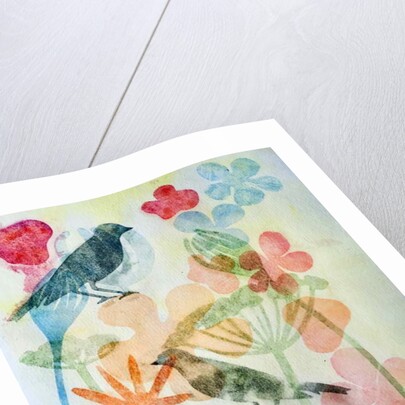 Two birds and flowers,2019 by Sarah Thompson-Engels