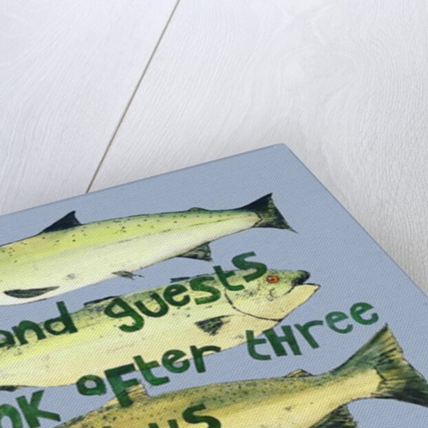Fish & guests ,2018 by Sarah Thompson-Engels
