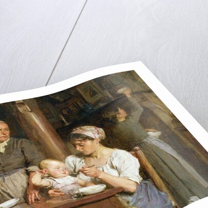 The Midday Meal by Leon Augustin Lhermitte