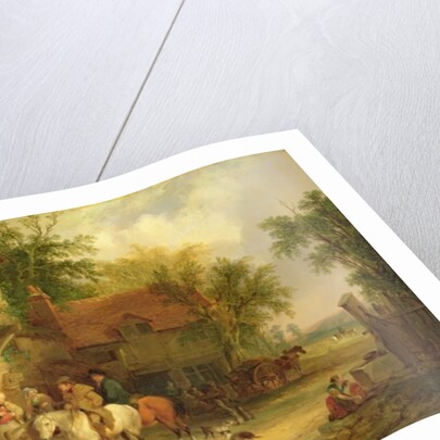 A Woodside Inn, 1841 by William Snr. Shayer